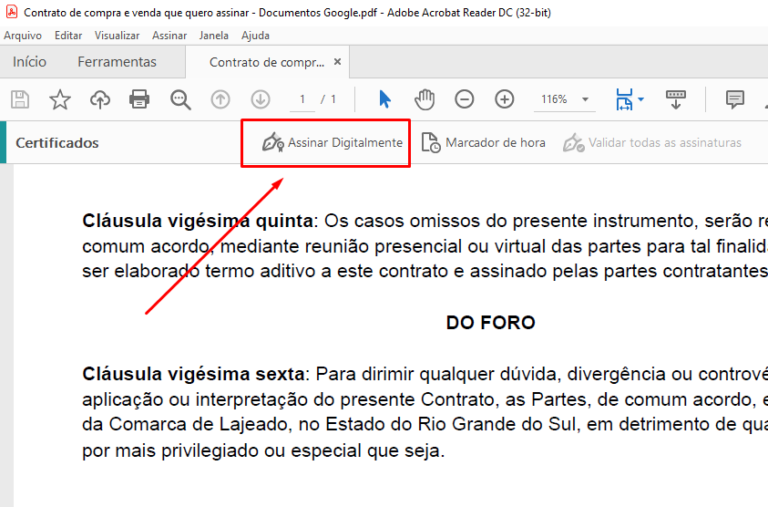 Como Assinar Digitalmente Um Contrato Ou Qualquer Documento Em Pdf Filialdigital 1760